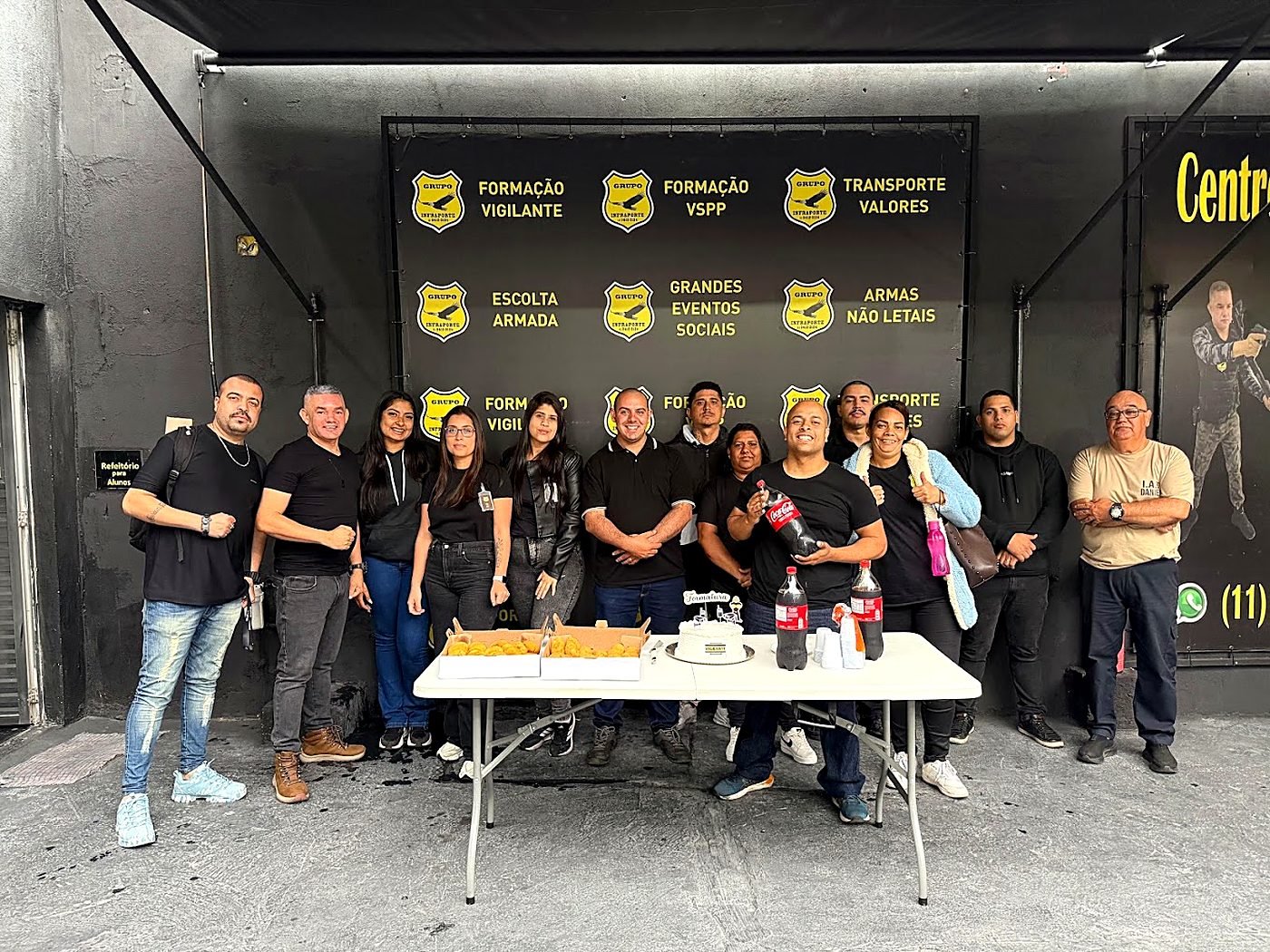 Formatura de turma de vigilantes
