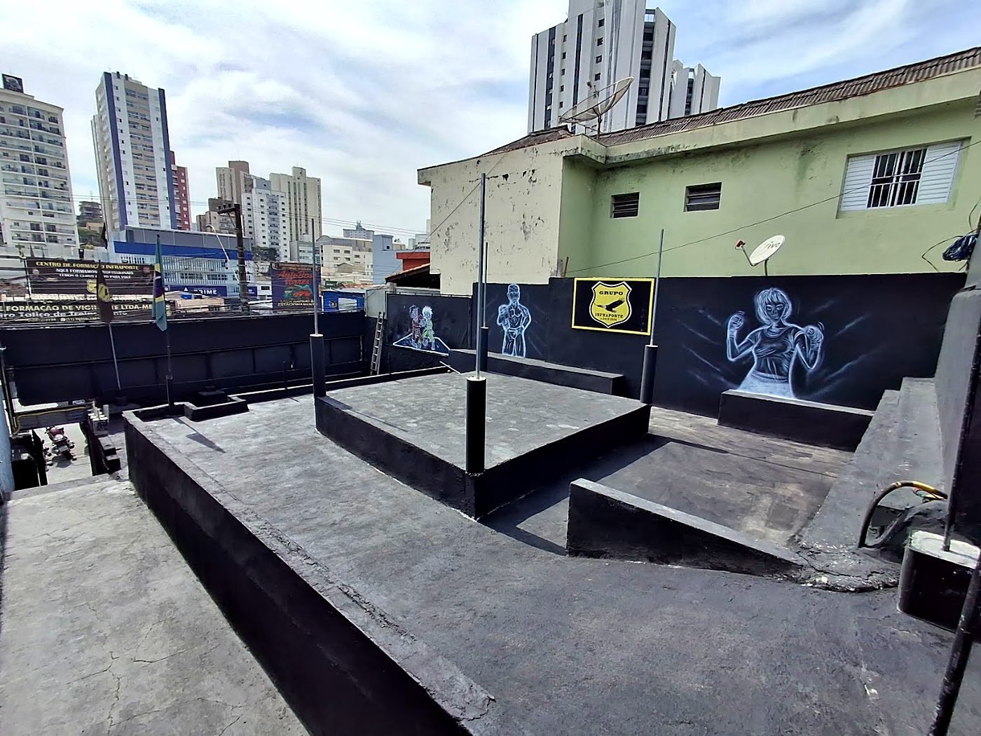 Área externa da escola